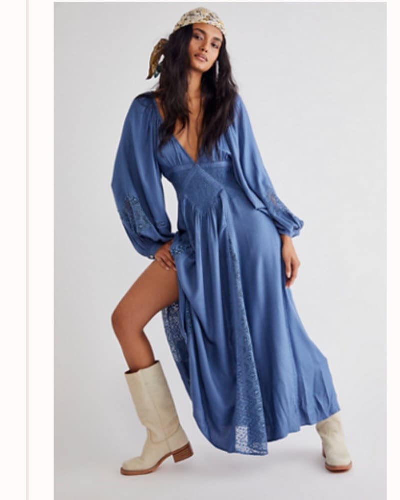 Free People Southwest Lace Maxi Dress - Image 3