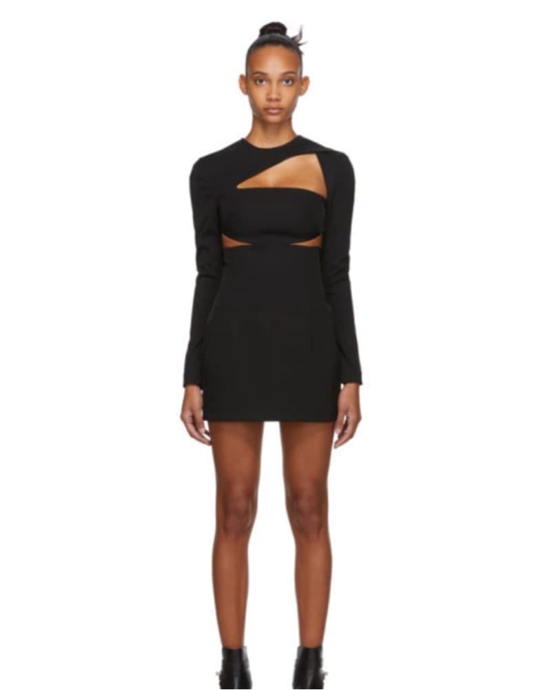 032c Black Mini Dress Corset - Image 1