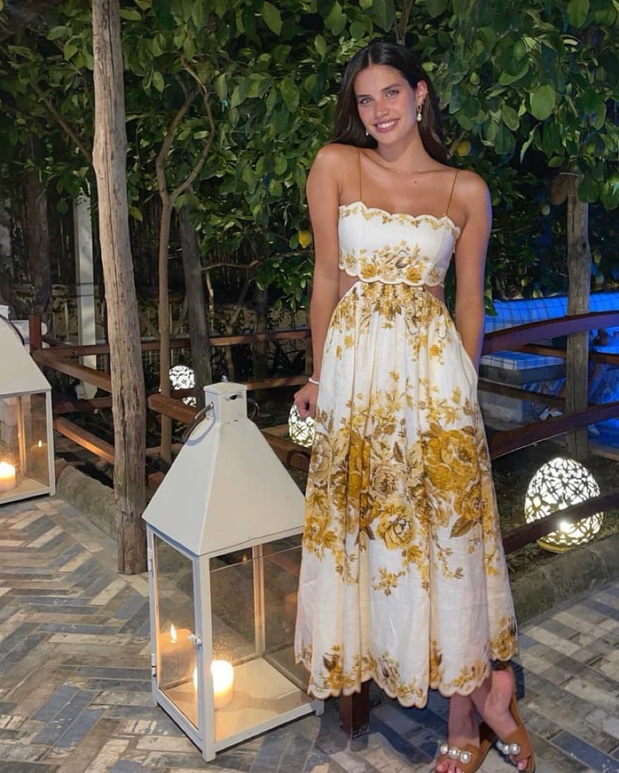 Zimmermann aliane Scallop Midi Dress   - Image 1