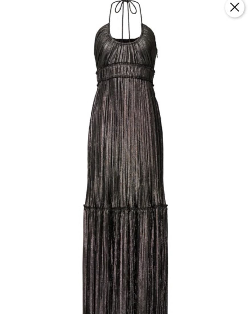 A.L.C. Metallic Cecilia Halter Gown - Image 4