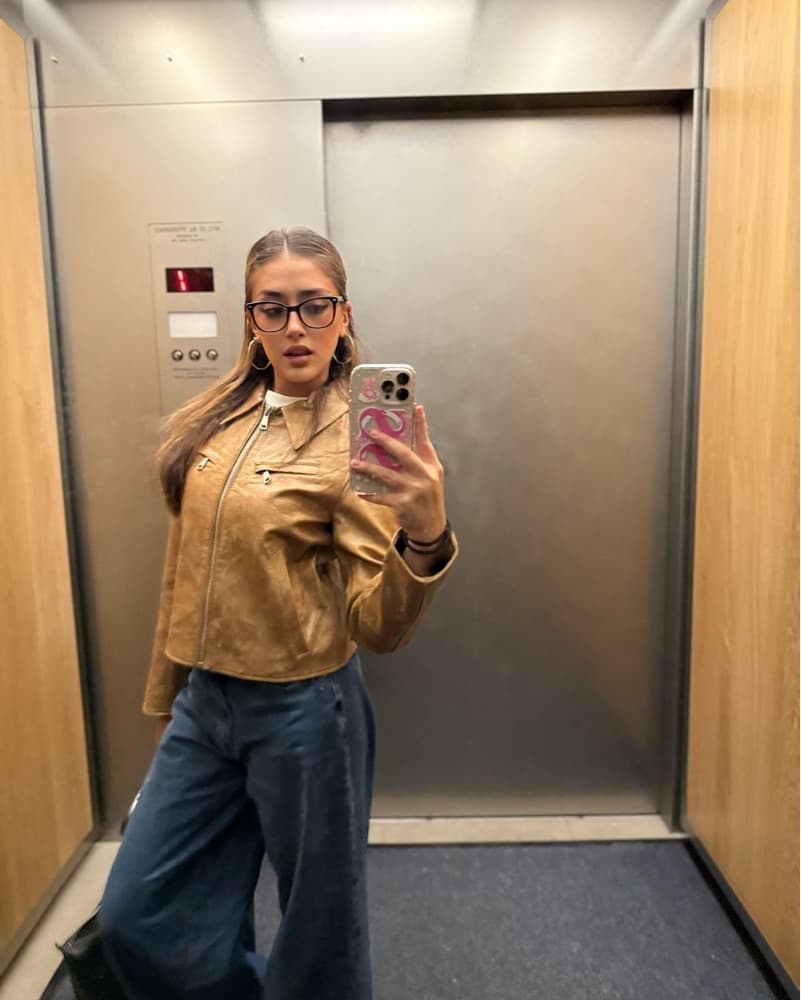 Apparis leather Tan Jacket - Image 1