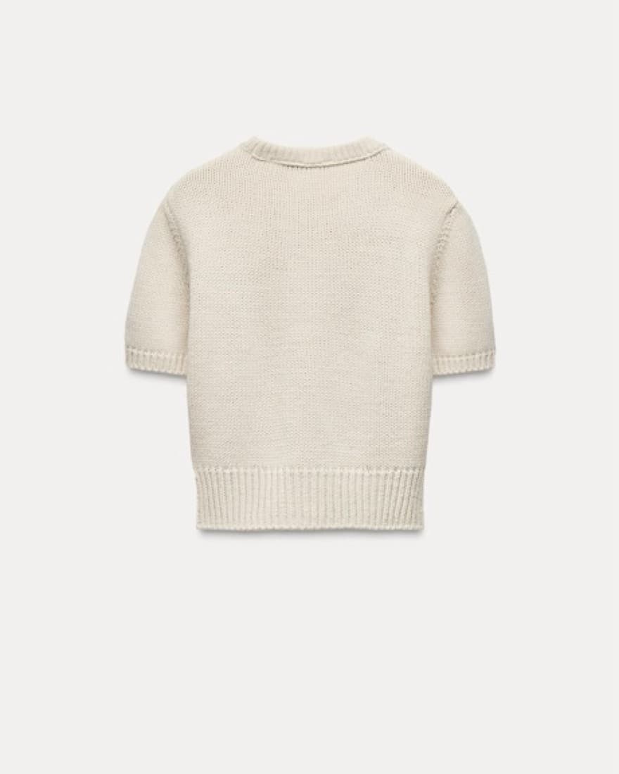 Zara Cropped Sweater - Image 6