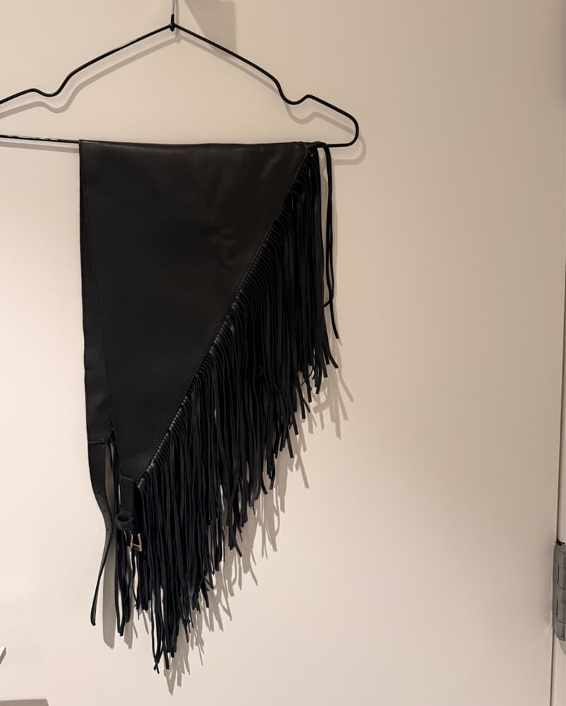 Zara Fringe Leather Belt - Image 2