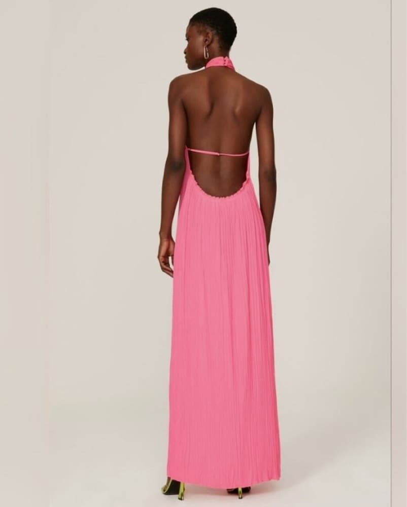 ALC Pink Halter Rio Maxi Dress - Image 3