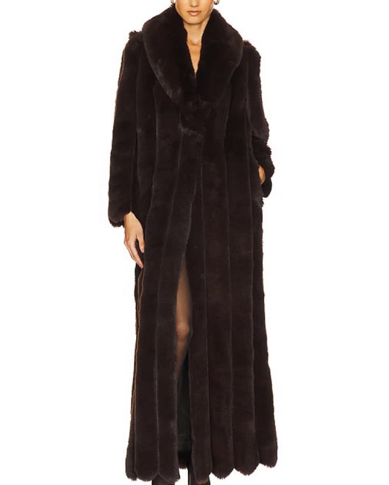 LOBA Faux Fur Maxi Coat - Image 1
