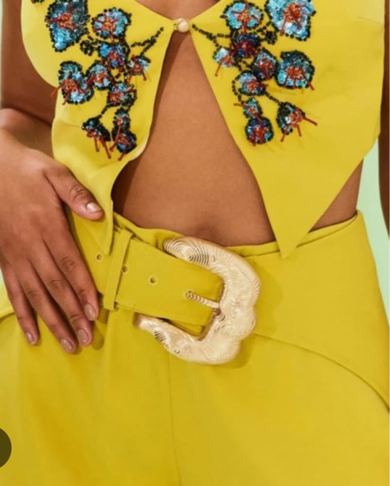 Cult Gaia Citron Floral Western Set - Image 4