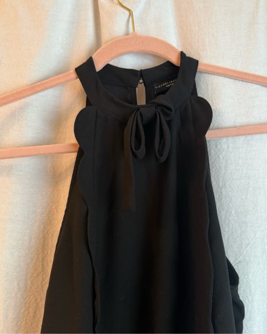 Victoria Beckham Scallop Bow Blouse - Image 4