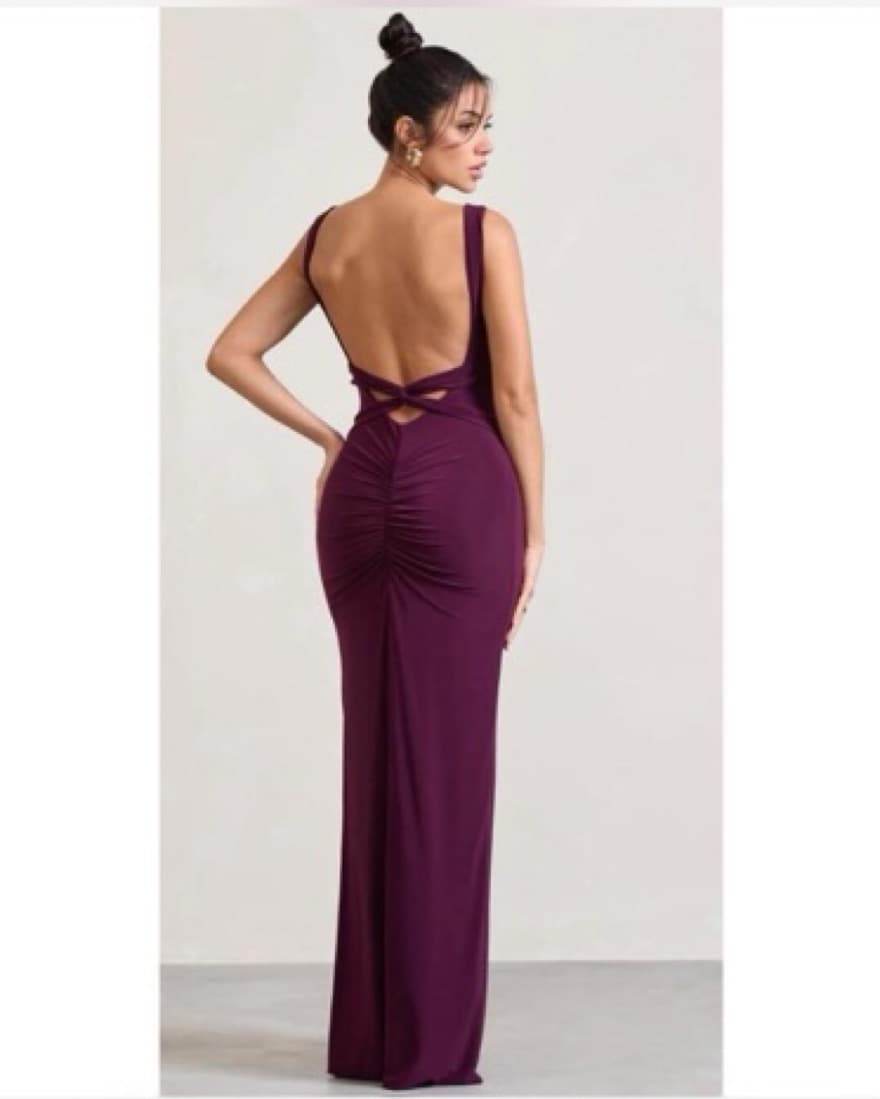 Plum Formal Dress - Image 3
