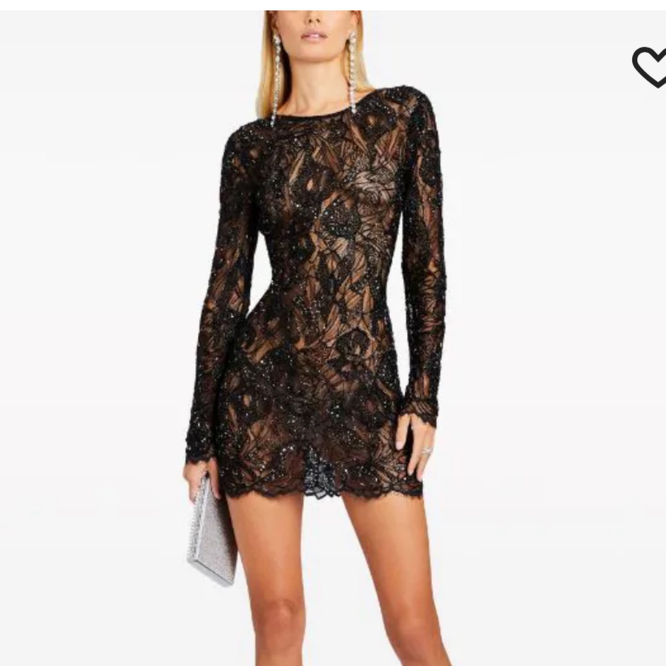 Retrofete Embellished Mini Dress - Image 1