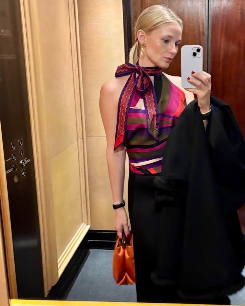 PUCCI Iride Print Silk Scarf Halter Top - Image 2