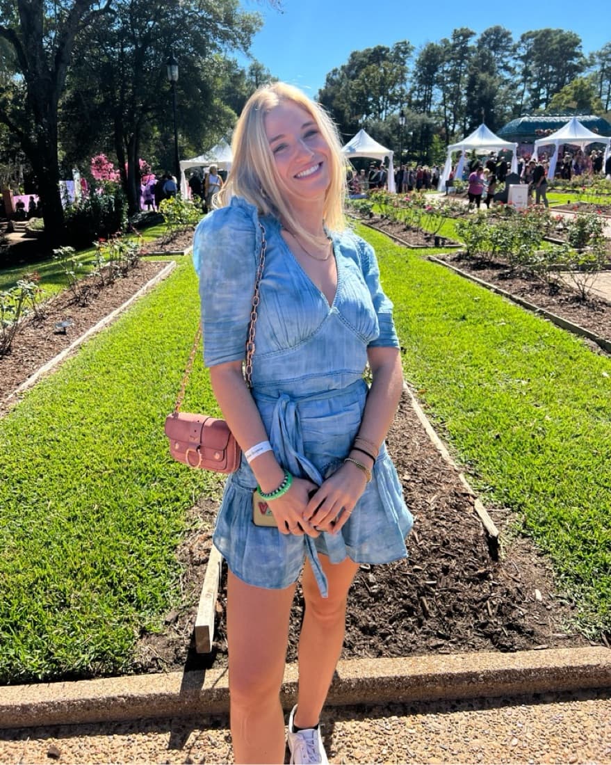 LoveShackFancy Blue Dress - Image 1
