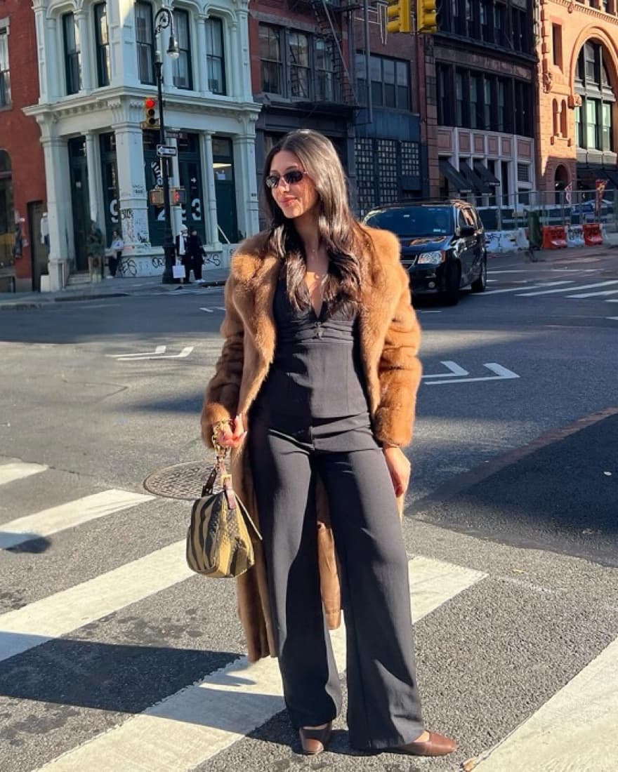 Vintage Mink Fur Coat Long - Image 1
