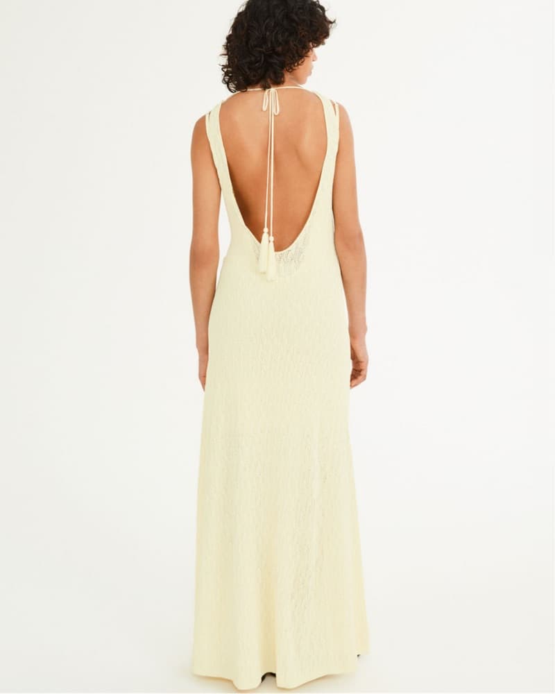 Claudie Pierlot Yellow Halter Dress  - Image 1