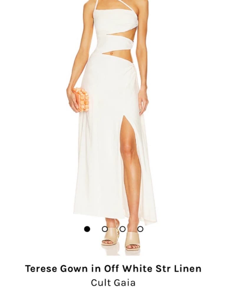 Cult Gaia Terese Gown - Off White - Image 1