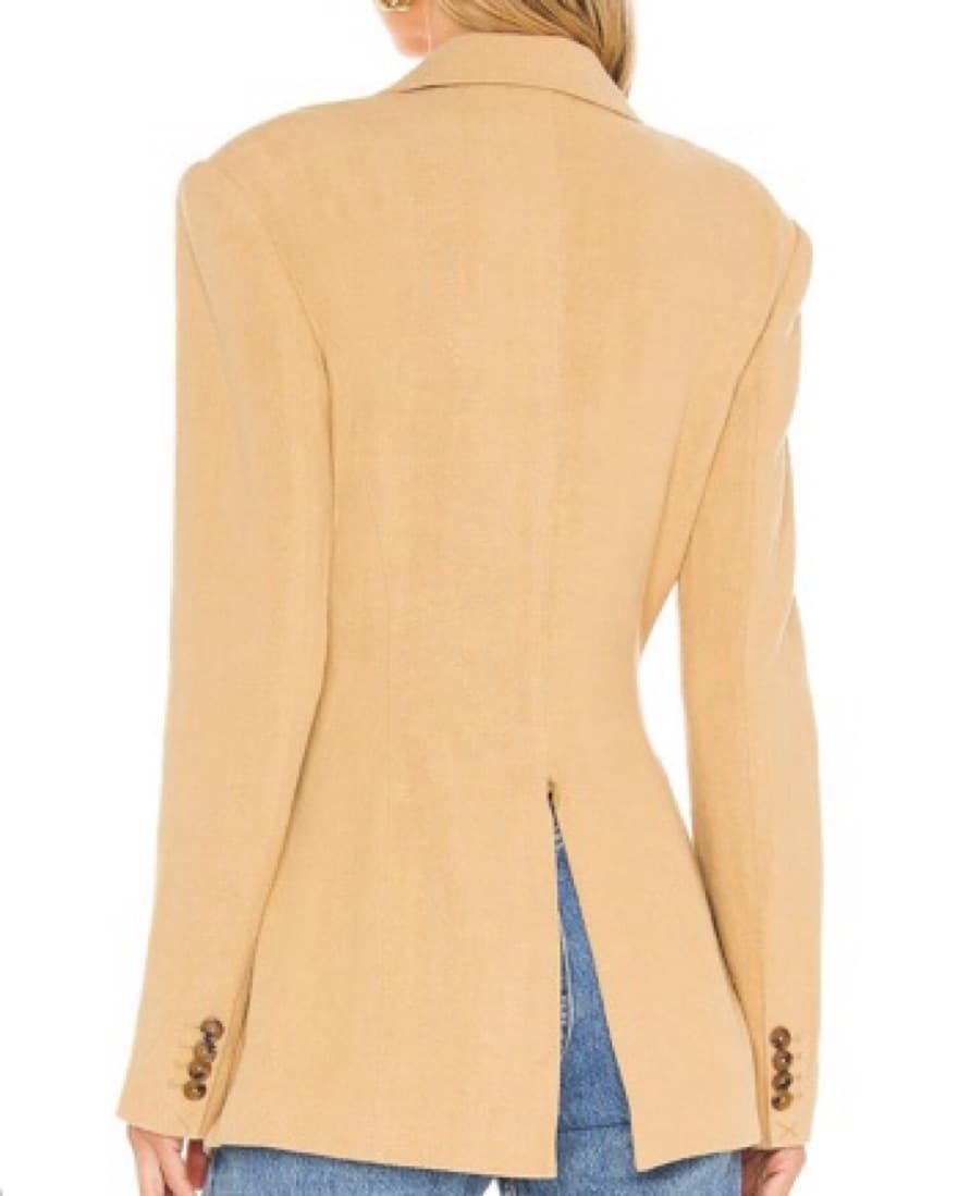 Sold Out Revolve Tan Cutout Emmy Blazer - Image 3