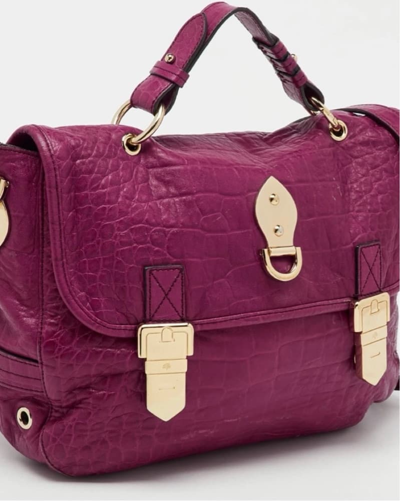 Mulberry HANDBAG Pink Croc Leather Tilli - Image 3