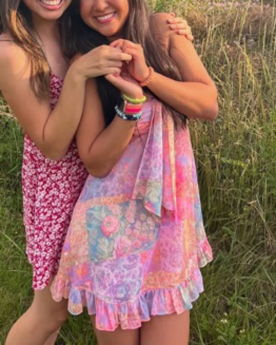 Teagan Floral Strapless Mini Dress - Image 2