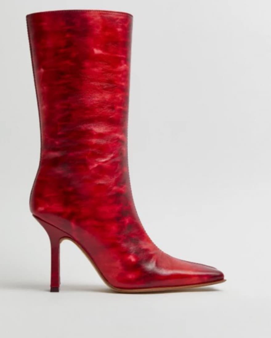 Miista Noor Red Boots - Image 1