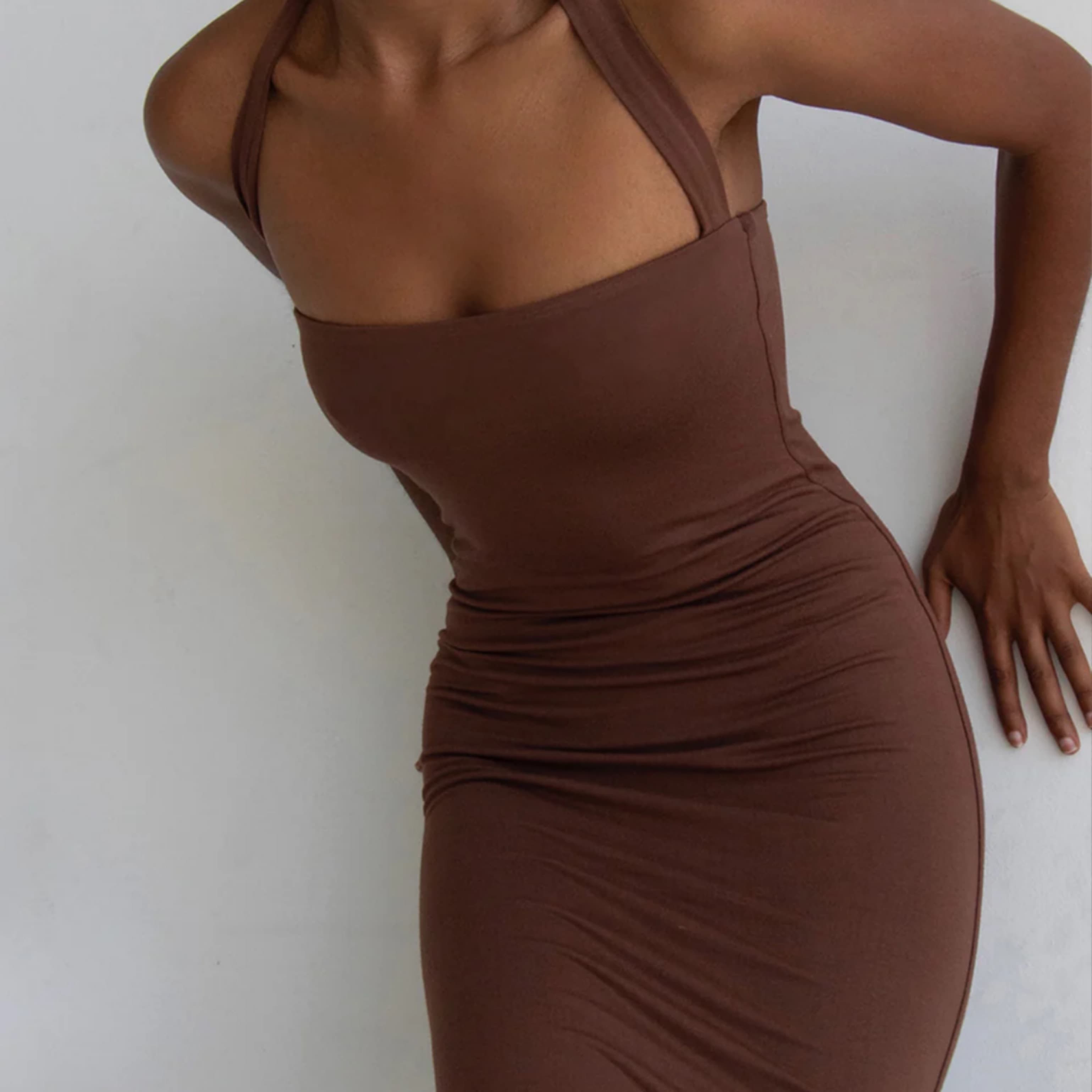 Re Ona Bodycon Halterneck Dress  - Image 2
