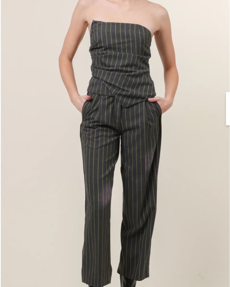 Line and Dot - Striped Matching Set  - Image 1