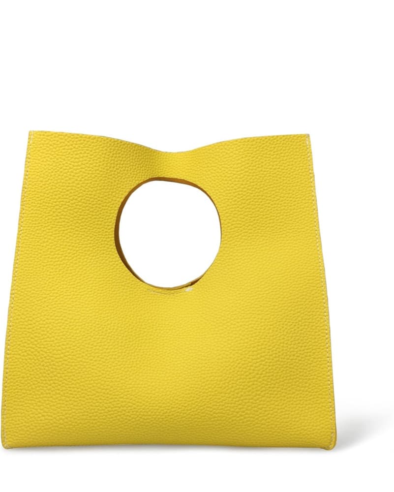 Yellow Leather Purse - Image 2