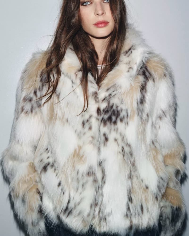 Zara Faux Fur Coat  - Image 4