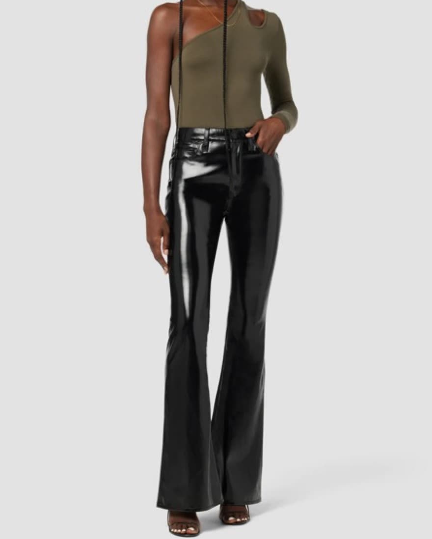Hudson Hight Rise Patent Leather Pants - Image 1
