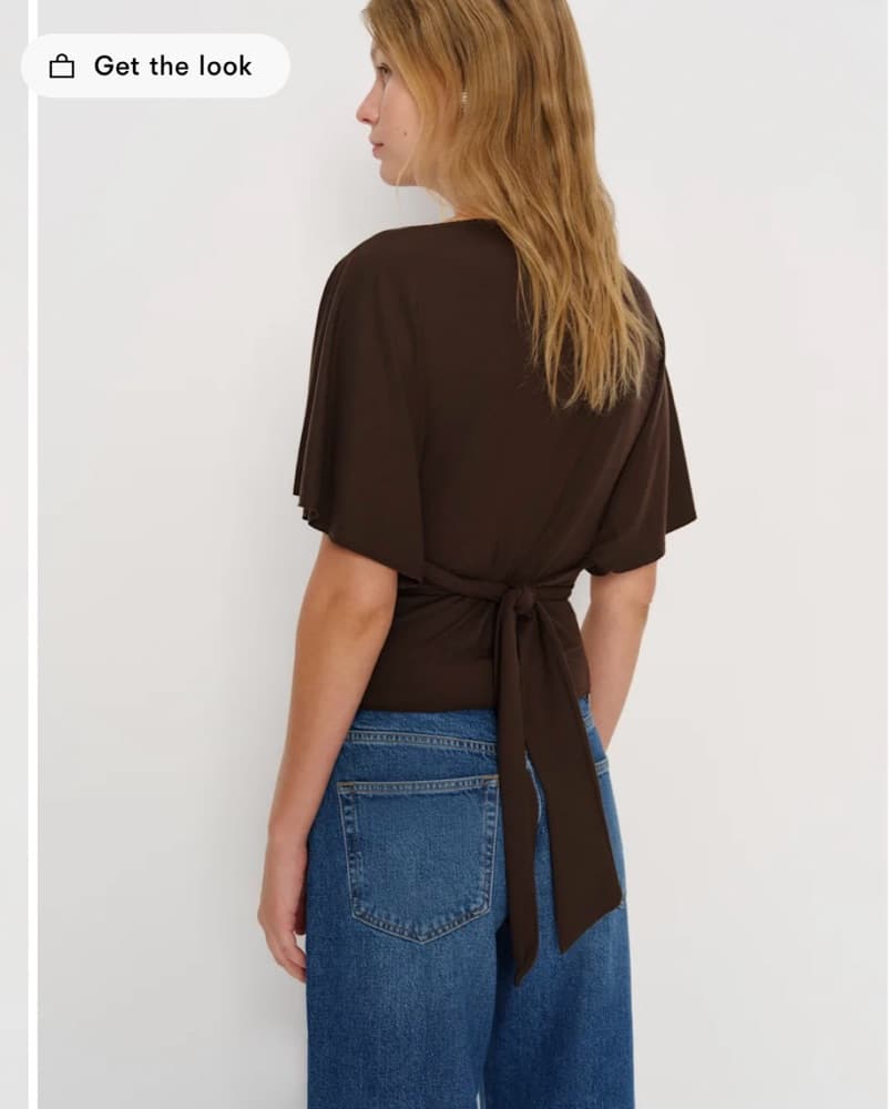 Reformation Brown Avery Top - Image 2