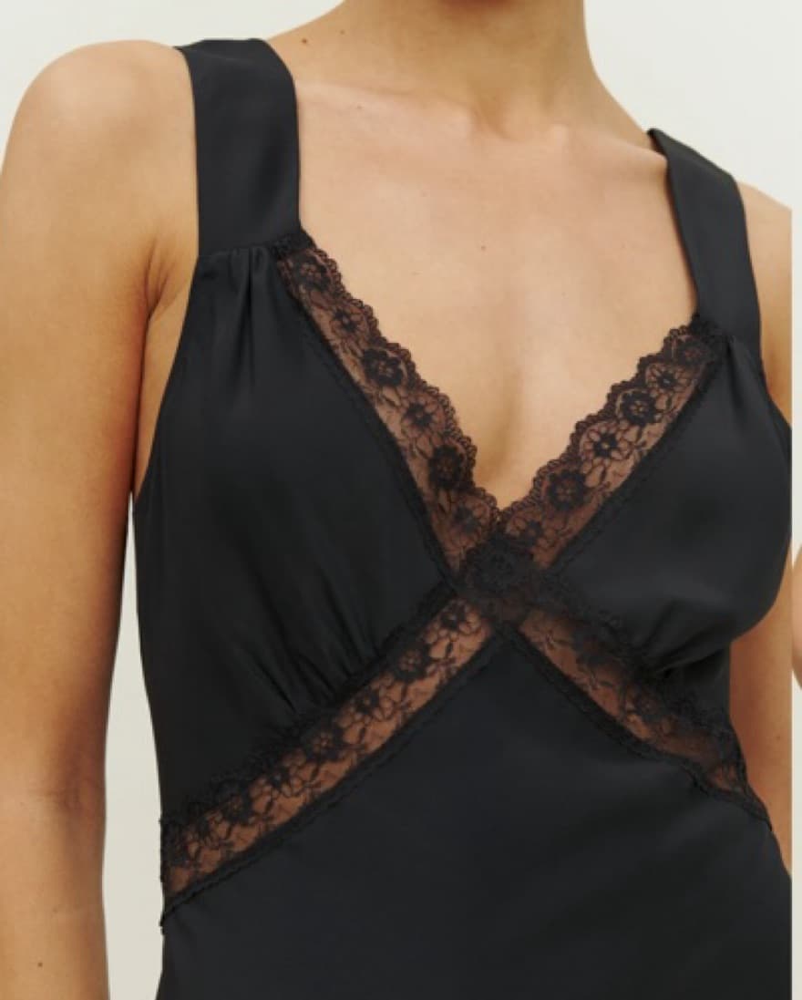 Reformation Provence Silk Dress - Image 4