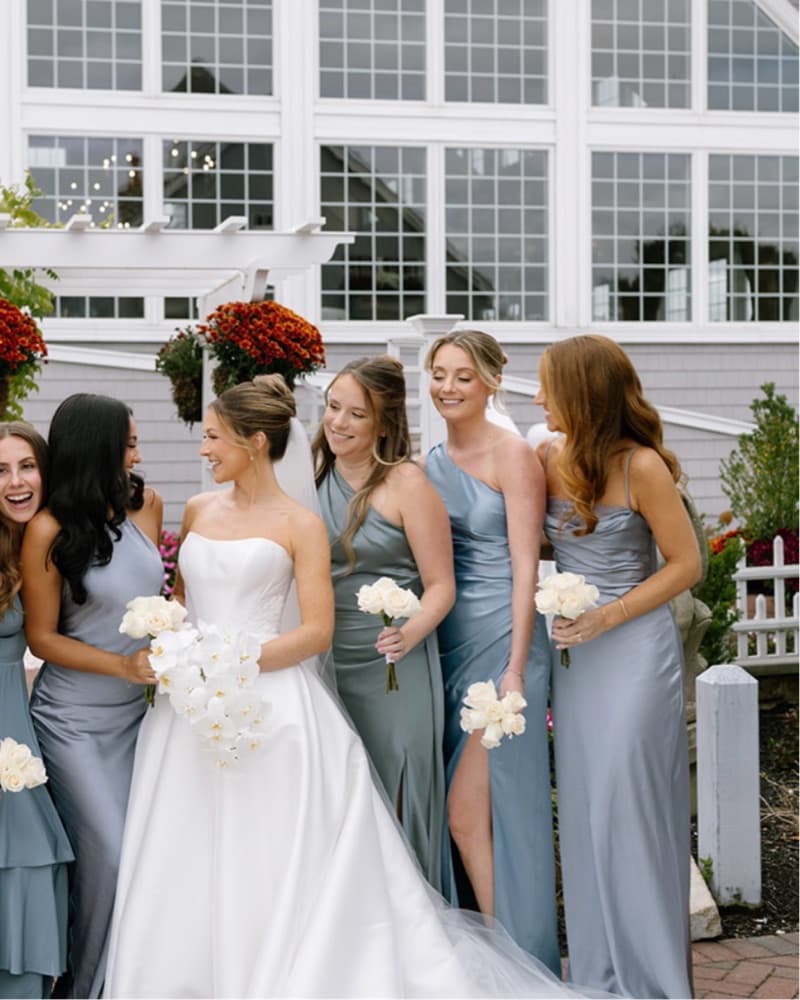Frosted Blue Bridesmaid/ Wedding Guest  - Image 4