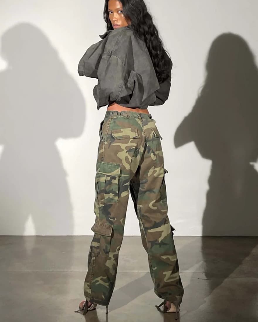 Local European Camo Cargo Pants - Image 2