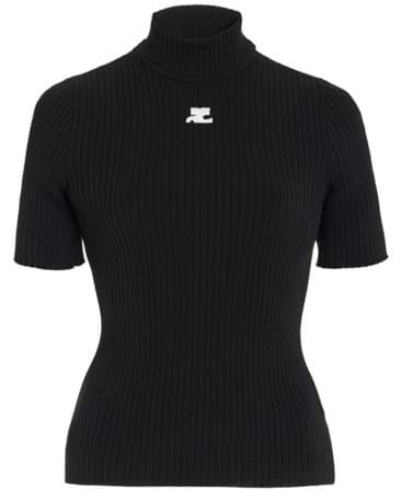 Courrèges Ribbed Knit Top - Image 2