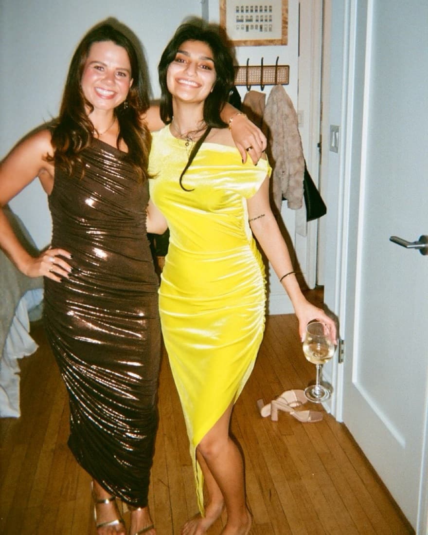 Norma Kamali Diana Gown XS Chocolate - Image 4