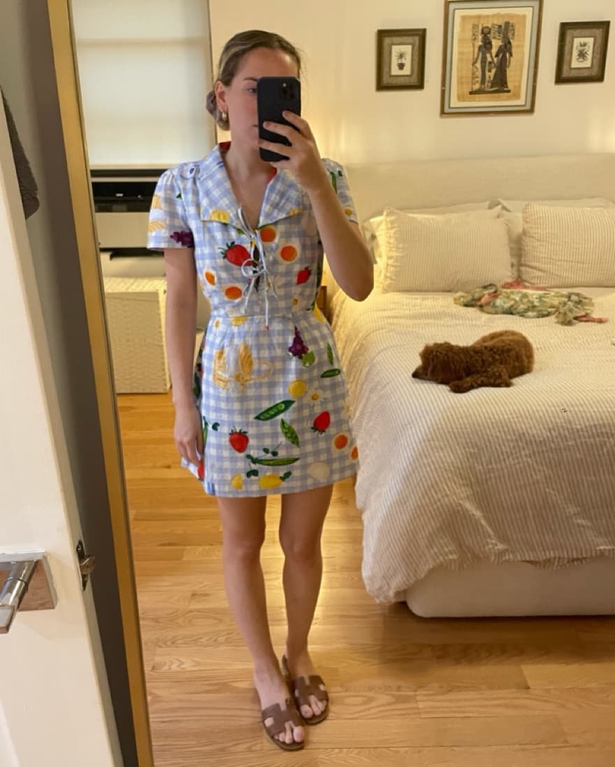 Lisa Says Gah Picnic Mini Dress - Image 2