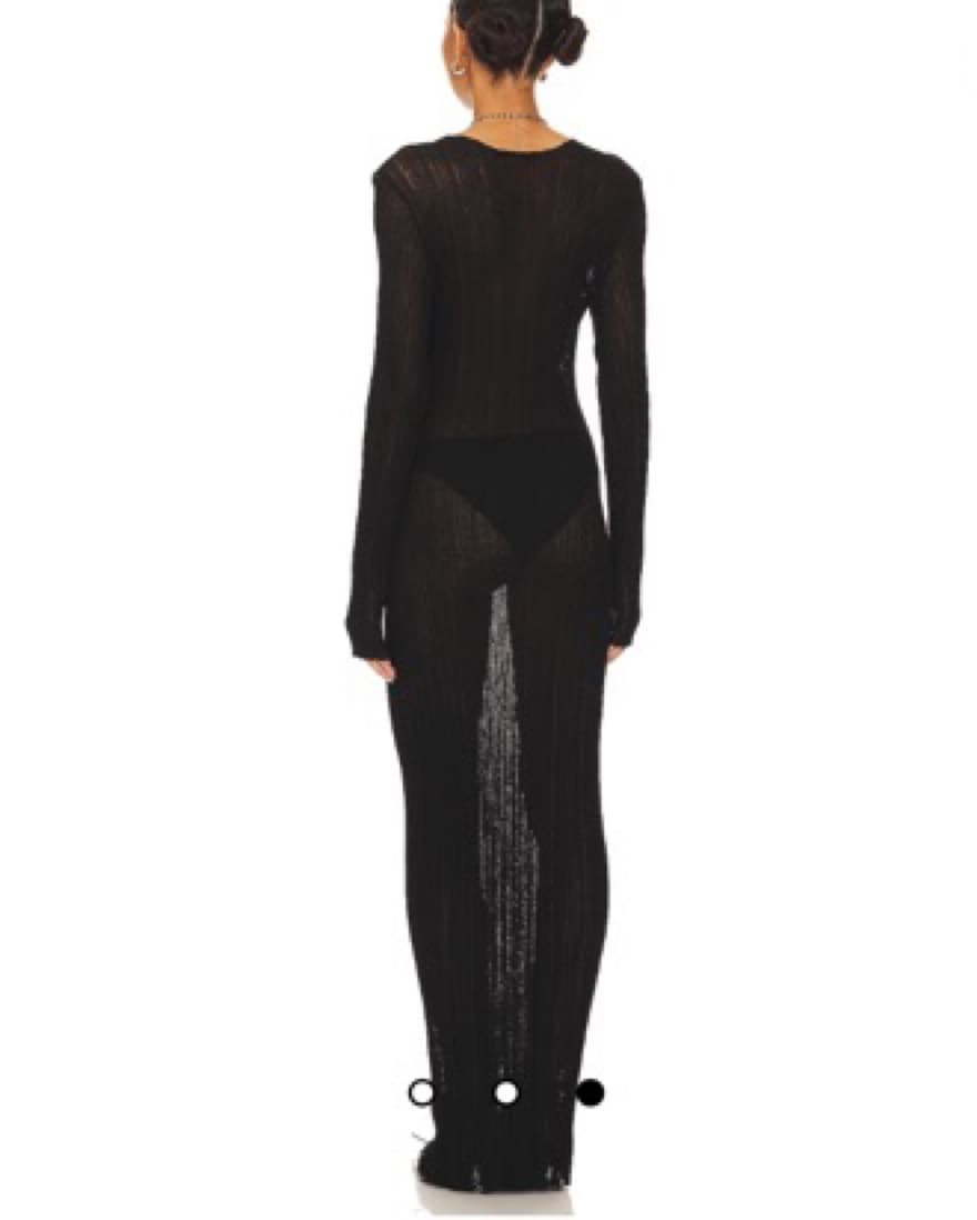 Lioness Prophecy Maxi Dress in Onyx - Image 2