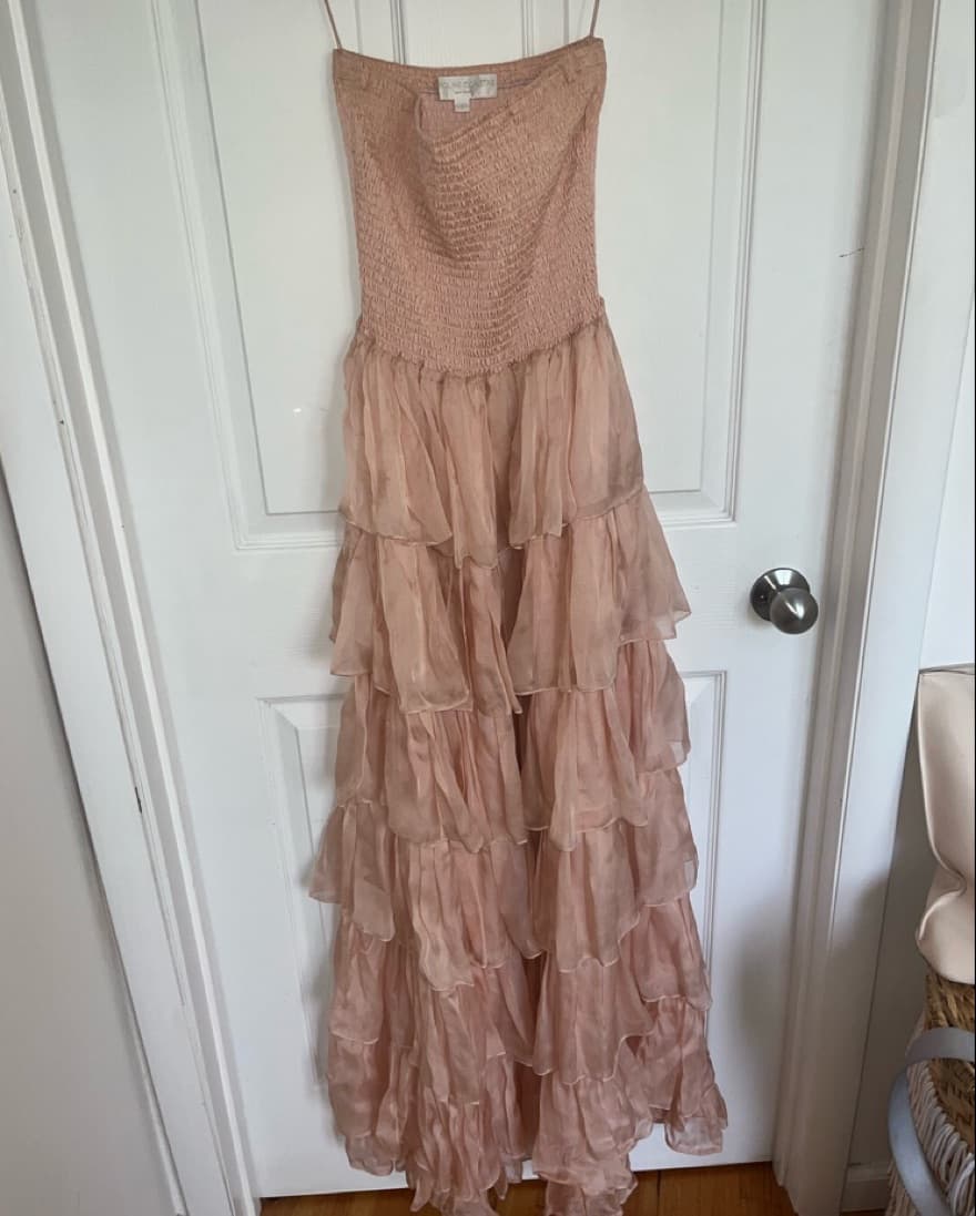Caroline Constas Ruffled Tiered Gown - Image 3