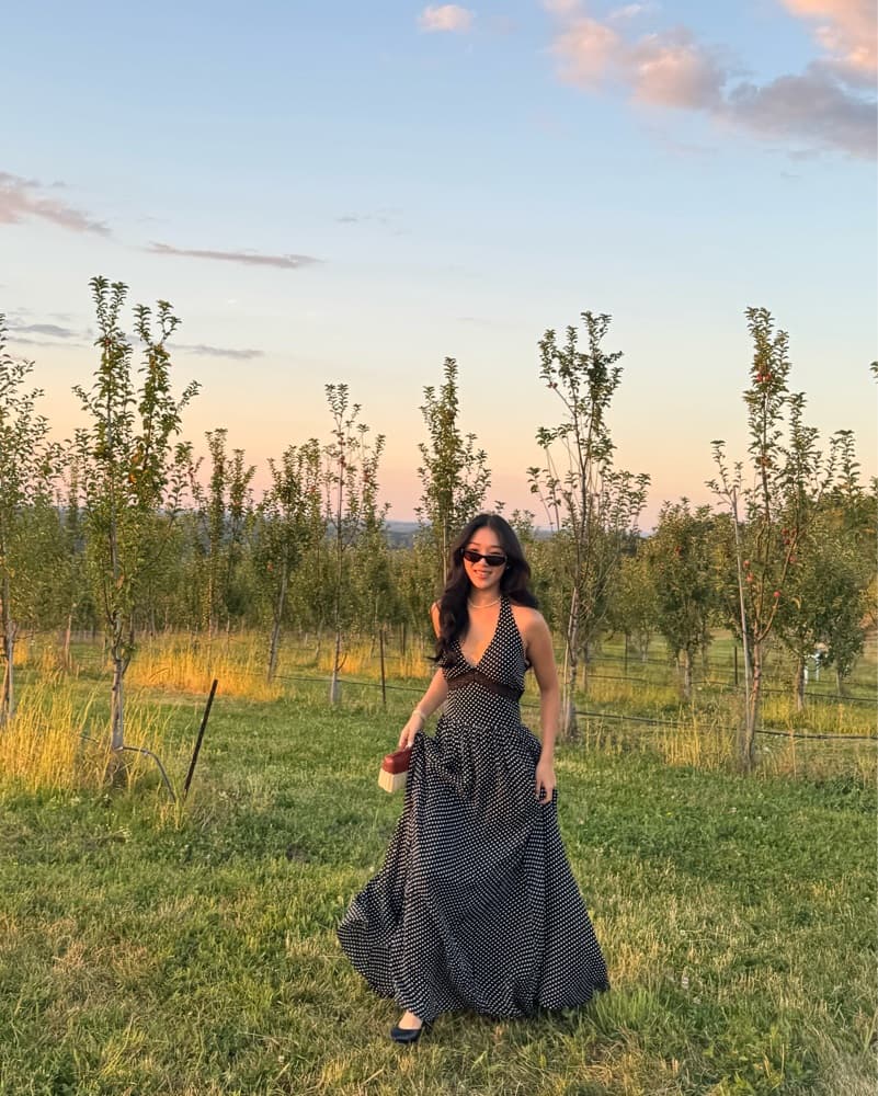 Reformation Polka Dot Maxi Gown - Image 2