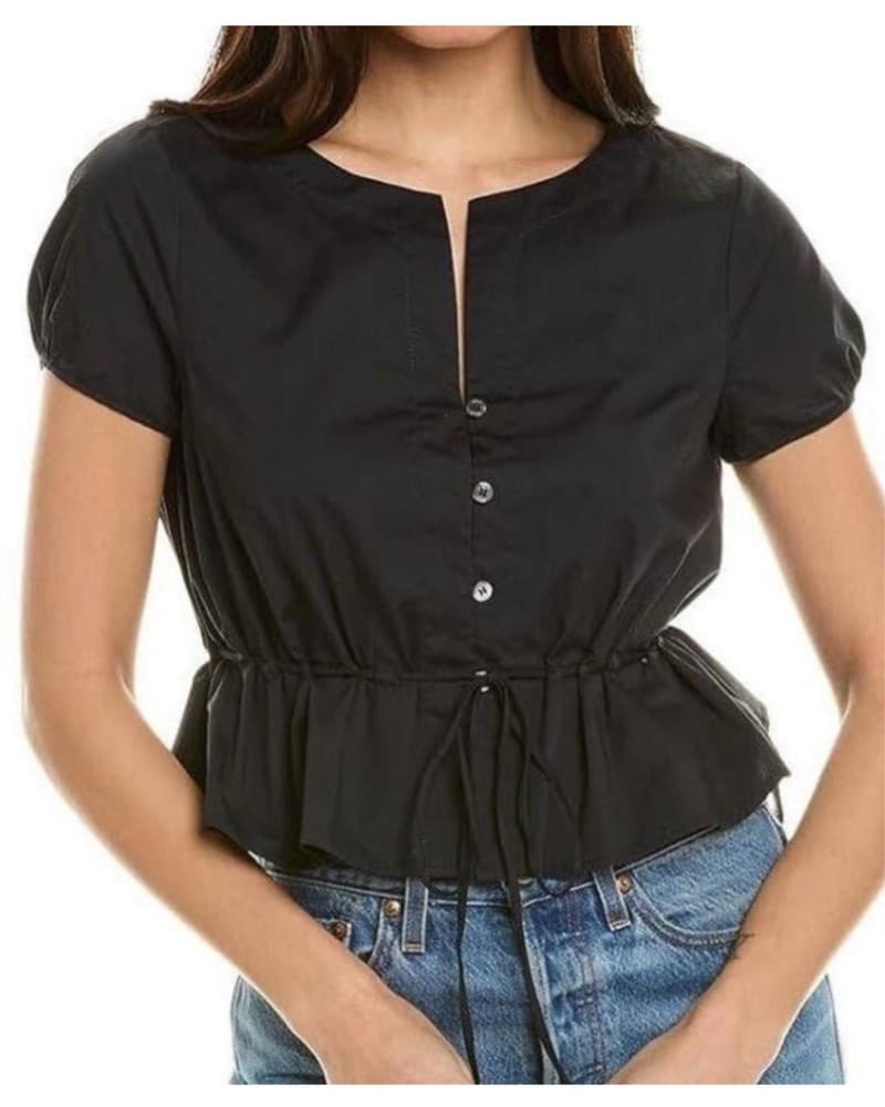 Staud Black Tie Top - Image 1