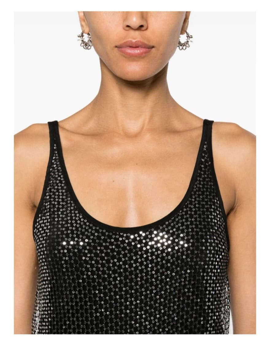 Rag and Bone Marcie Sequined Black Maxi  - Image 4