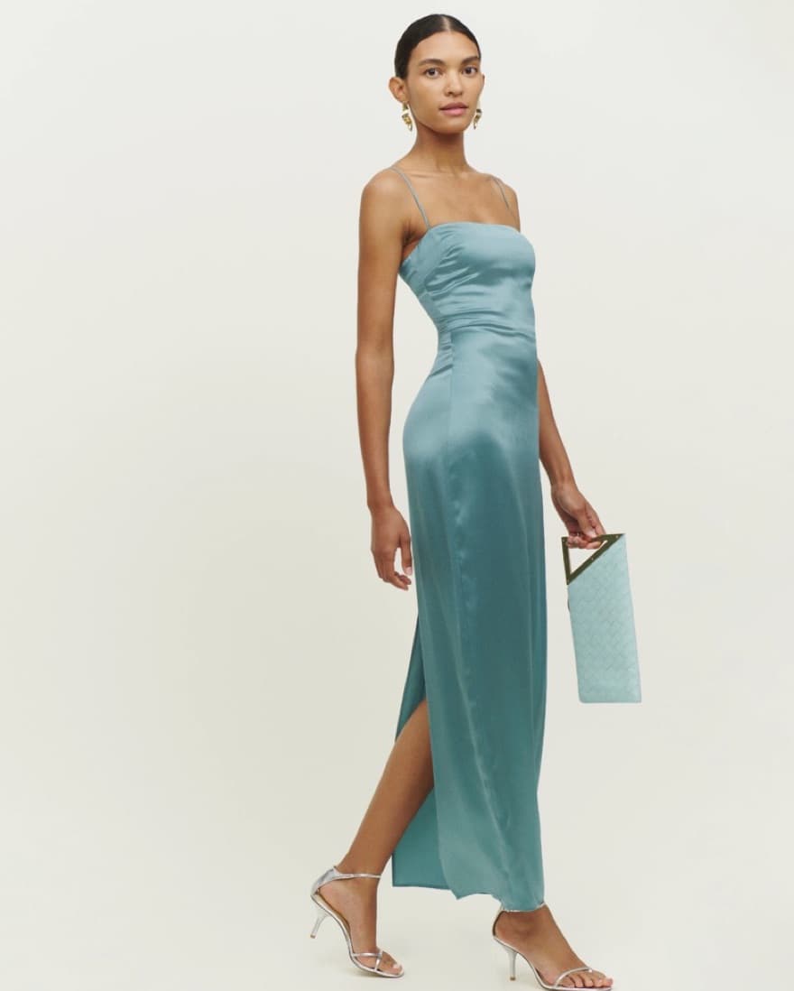 Reformation Frankie Silk Dress - Image 1
