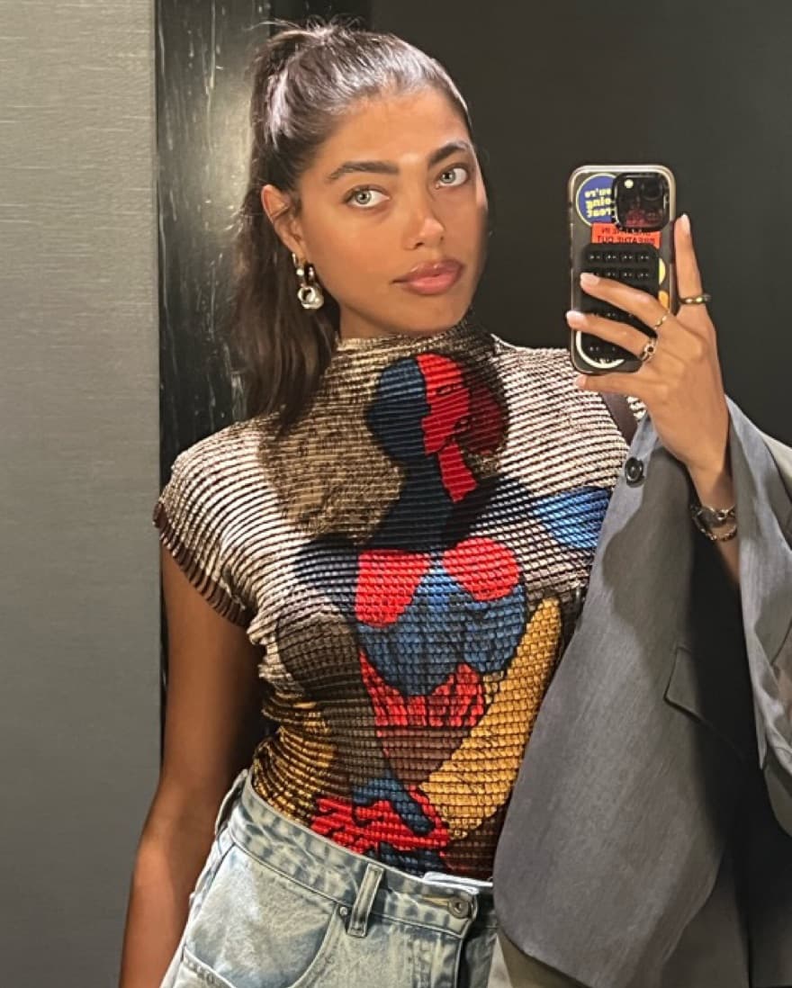Vintage Scrunchie Top - Image 1