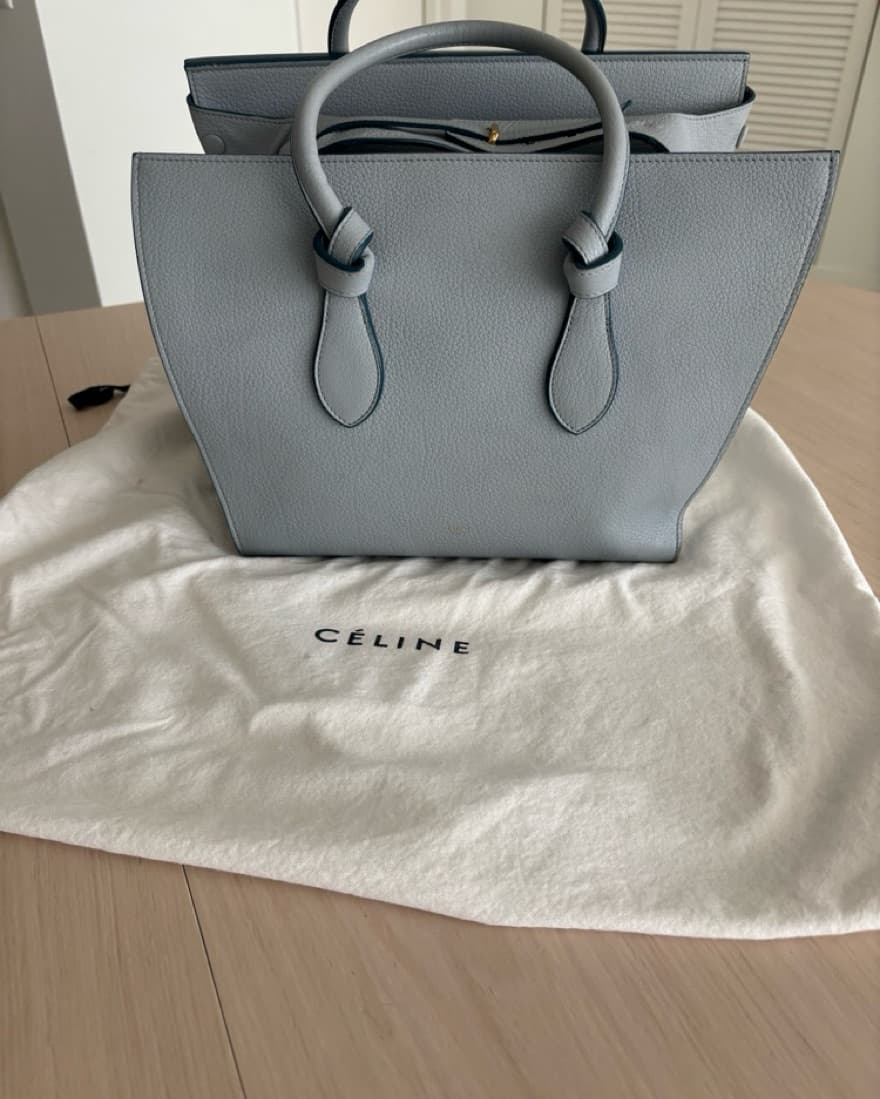 Celine Calfskin Tie Knot Tote  - Image 4
