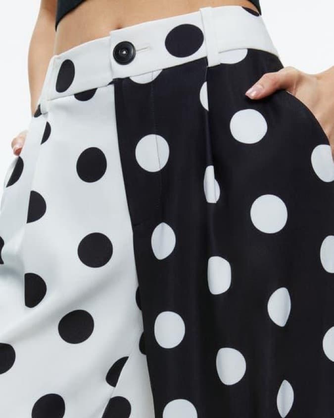 Alice and Olivia Polka Dot Pants - Image 6
