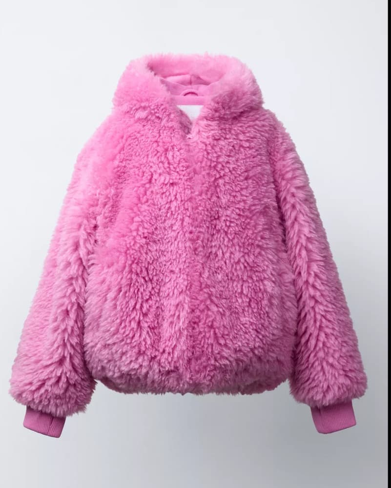 Zara Pink Kids Large/ Adult Small Jacket - Image 2