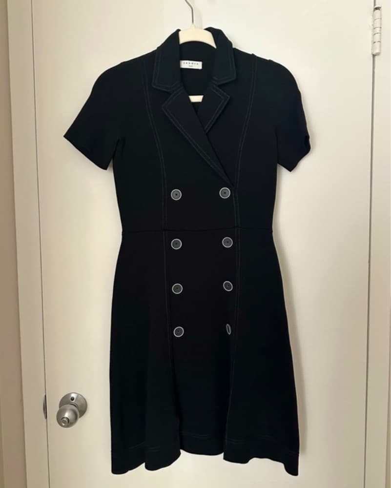 Sandro Double Brested Mini Dress  - Image 5