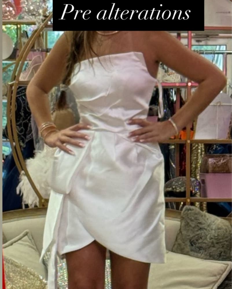 Jovani 36596 White Bridal/Formal/Hoco  - Image 4