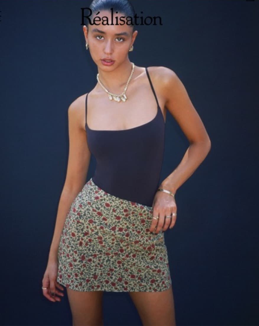 Realisation Par Cookies Skirt in Dahlia - Image 1