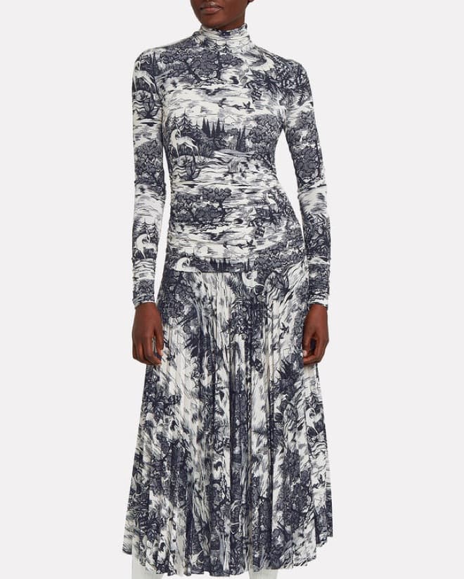 Victoria Beckham Printed Dress - Image 3