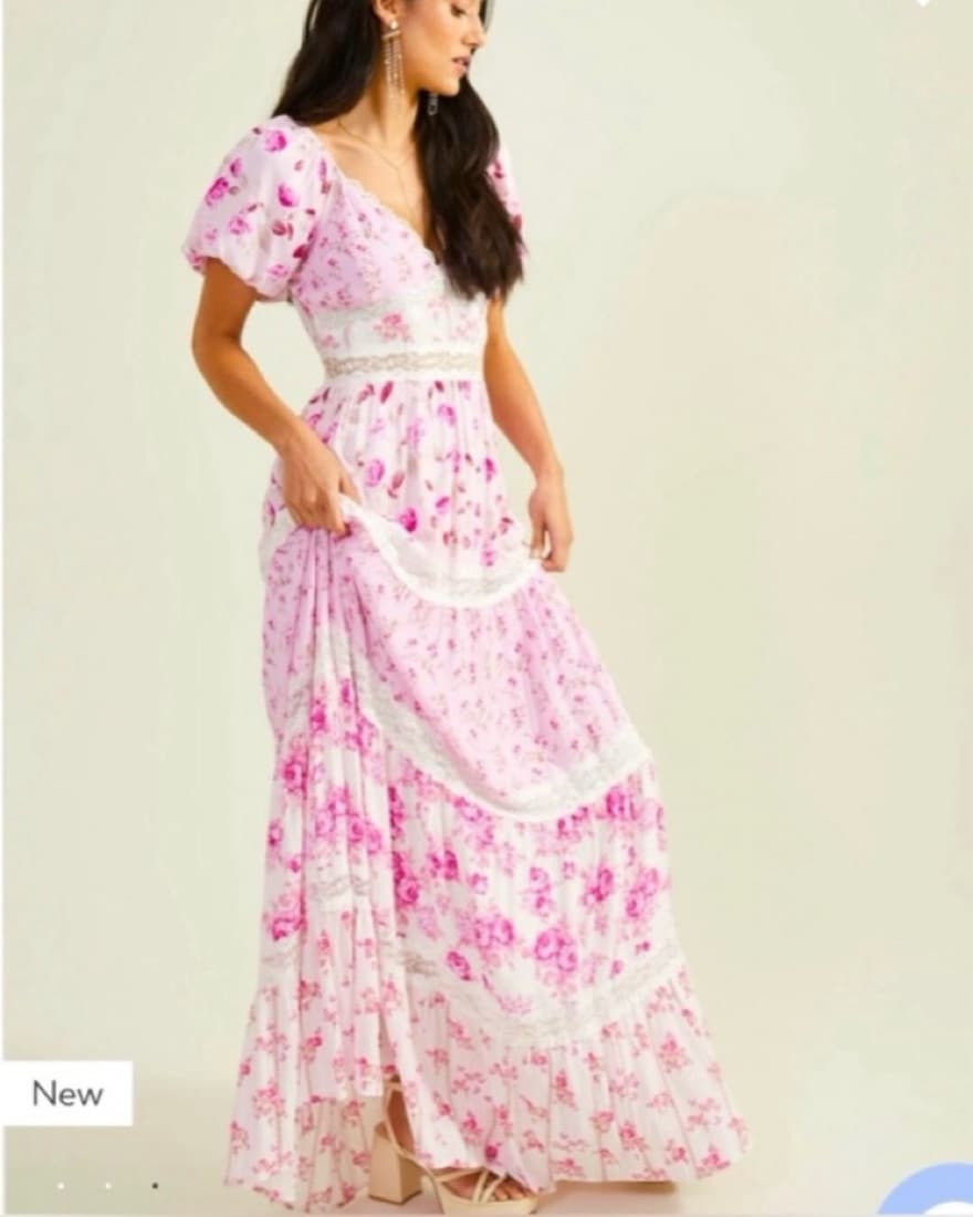 Altar’d State Floral Maxi Dress - Image 2
