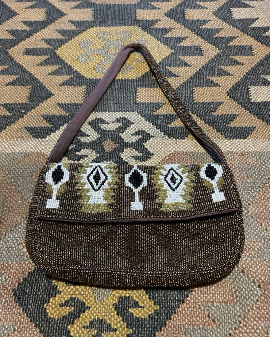 Free People Southwestern Beaded Bag - Image 3
